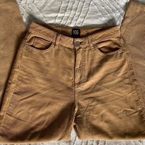 BDG Urban Outfitters High-Rise Mom Corduroy Pants - Tan/Camel - Size 29